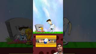 Ronaldo Sacrifice Helps Messi Come Back From Hell shorts animation funny ronaldo messi [upl. by Enajharas]