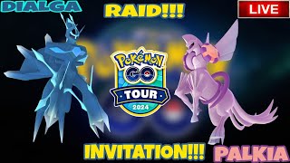 🔴Live Dialga amp palkia raid invitation 🎯 by rrslive in pokemon go [upl. by Anawd966]