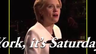 Kate McKinnon as Hillary Clinton sings ‘Hallelujah’ in emotional ‘SNL’ open [upl. by Annaeoj686]