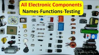 All electronic components names functions testing pictures and symbols  smd components [upl. by Marka802]