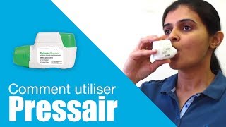 Comment utiliser Pressair in French [upl. by Kared]