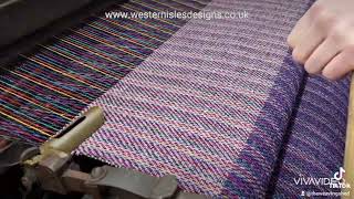 weaving on a 95 year old hattersley loom [upl. by Pegasus]