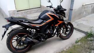 HONDA CB HORNET 160R Engine sound  Exhaust sound [upl. by Itirp]