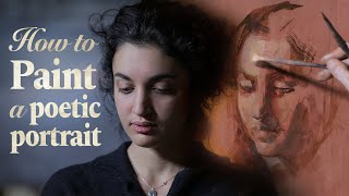 Sebastian Salvo Demonstrates How to Paint a Poetic Portrait Pt 1 [upl. by Bogosian]