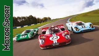 Triple test Porsche 917 Ferrari 512S and Lola T70 [upl. by Izabel]