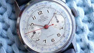 Wakmann chronograph  Landeron 48  Breitling relation  1950s [upl. by Basham]