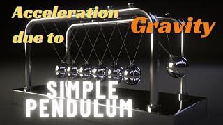 ACCELERATION DUE TO GRAVITY USING SIMPLE PENDULUM  தனிஊசல்  11 TH STD PHYSICS EXPERIMENT [upl. by Tony]