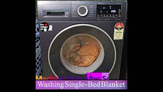 How To Wash Blankets In Bosch 8Kg Series 6 Front Load Washing Machine 2024 Model  bosch shorts [upl. by Dielle]