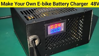 How to Make 48 Volt Battery Charger  Make Ebike Charger 48V [upl. by Nilats]