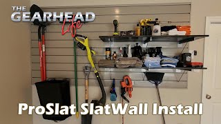 ProSlat Slatwall Install [upl. by Aileahcim]