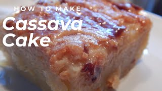 How to Make Cassava Cake Using Cassava Flour [upl. by Ssilem]