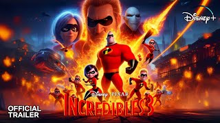 INCREDIBLES 3 2024 Teaser Trailer Disney Pixar Animated Concept HD [upl. by Atinid]