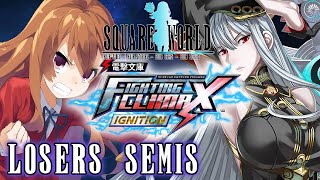 Haru Taiga vs Lucy the Lamia Selvaria  DFCI Losers Semis  Square World [upl. by Ahsilam]