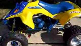 1989 LT250R Quadracer Idling FMF Powercore [upl. by Asertal]