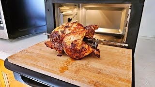 Making Rotisserie Whole Chicken in an Air Fryer  Proscenic T31 [upl. by Ainorev683]