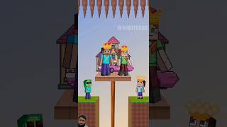 961 rich baby Steve v poor zombie Minecraft funny video Minecraft cartoon hermitcraftfanart thumbn [upl. by Haila81]