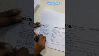 Sbi RTGS NEFT Form fill kaise kre  RTGS youtubeshorts minivlog sbivlogs sbiclerk ytshorts [upl. by Earised527]