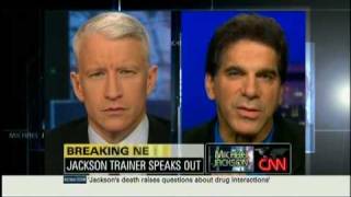 Lou Ferrigno Training Michael Jackson Anderson Cooper [upl. by Berhley274]