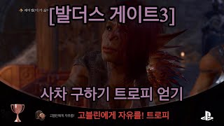 발더스 게이트3 고블린에게 자유를 트로피 얻기She Cannot be Caged TrophyBaldurs Gate 3 [upl. by Enirual667]