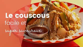 La recette du couscous facile et super savoureux [upl. by Buonomo]