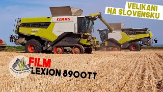 VELIKÁNI Claas Lexion 8900TT  FILM veľkých bratov [upl. by Aihsercal]