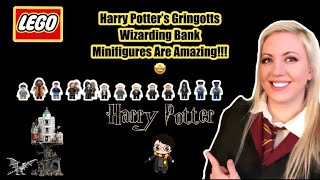 Lego Harry Potter Gringotts Bank Minifigures [upl. by Aihset]