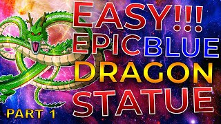 EASY EPIC BLUE DRAGON STATUE Cheonpas Wings  MIR4 Request [upl. by Drandell]