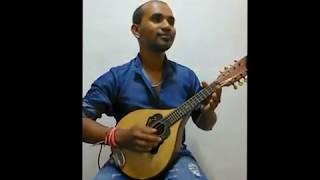 thuje dheka thoye Hindi song Mandolin cover by Prashan [upl. by Atiuqnahs]