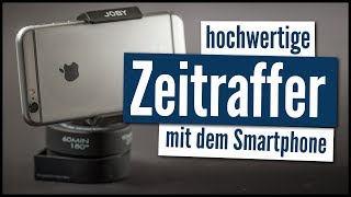 ZEITRAFFER MIT DEM SMARTPHONE ERSTELLEN  So machst du Zeitraffer unterwegs  TUTORIAL [upl. by Yellehs]