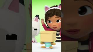 Lets Craft Benny Box With Gabby  GABBYS DOLLHOUSE [upl. by Eileme631]