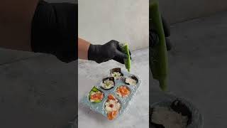 Jak zrobić sushi z foremki houseofasia sushi nori food recipe [upl. by Anglim685]