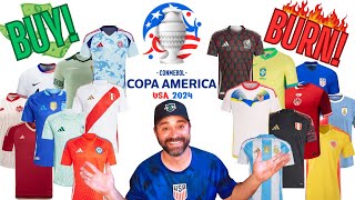 Ranking EVERY Copa America 2024 Kit [upl. by Aidnama]