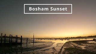 Sunset at Bosham timelapse hoping to spot Comet A3 [upl. by Mueller]