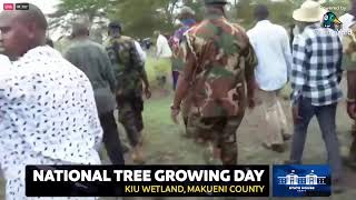 LIVE PRESIDENT RUTO LEADING NATIONAL TREE PLANTING DAY KIU MAKUENI COUNTY [upl. by Arannahs66]