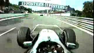 M Hakkinen vs M Schumacher on SpaFrancorhamps 2000 Full onboard lap [upl. by Bowden746]