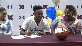 Trent Johnson Signs with Vincennes University [upl. by Artiek]