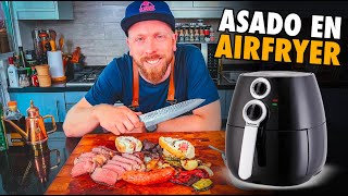 Asado en Freidora de Aire  ¿Qué es una Airfryer  Slucook [upl. by Loree]