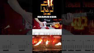 Feuer Frei  Rammstein Cover  Guitar Tab  Tutorial by ManP [upl. by Iggie519]