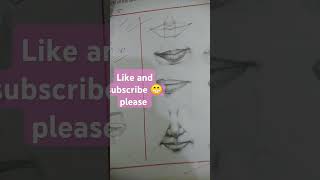 Lip banane ka tarika 😁 sketch ideas 💡 like and subscribe please 🥺 [upl. by Aicetel]