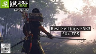 Ghost of Tsushima  GTX 1650 Laptop  Best settings  1080p [upl. by Ennyroc537]