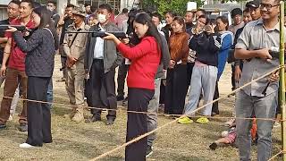 Airgun shooting Competition at Unity Mini Hornbill Festival at Peren on 6th December 2024 [upl. by Flam]