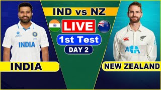 Live IND Vs NZ Test Match Score  Live Cricket Match Today  IND vs NZ live 1st innings last 5 ove [upl. by Daphie]