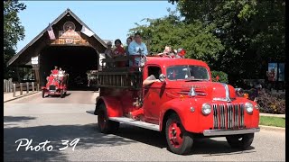 Frankenmuth Fire Muster Parade 2024 Covered Bridge [upl. by Olfe]