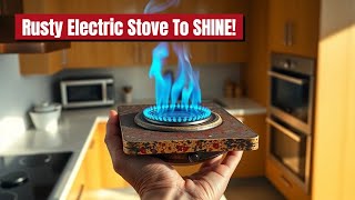 RESTORE My Rusty Electric Stove To SHINE [upl. by Mij193]