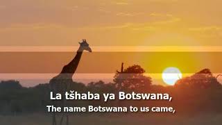 National Anthem of Botswana  quotFatshe leno la ronaquot [upl. by Sigsmond726]