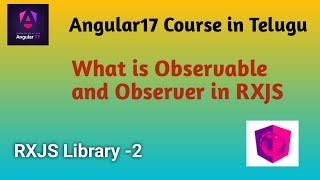 What is Observable amp Observer  Observables  Angular 17 [upl. by Damick959]