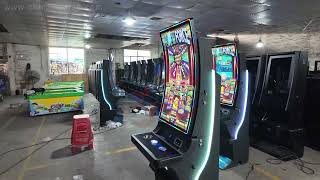 43 inch Curved Fire Link Slot Machines Cabinet For Skilled Arcade Skilled Game Machine For Sale [upl. by Jackson]