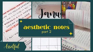 ✨ TikTok Aesthetic Notes Compilation ✨  Part 2  Assetful [upl. by Wiener]