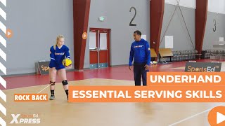 THE UNDERHAND SERVE [upl. by Quinta70]