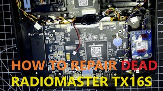 How To FIX DEAD RADIOMASTER and Troubleshoot TX16S  warranty Claim Process for RADIOMASTER [upl. by Annoda]